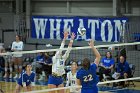 VB vs USCGA  Wheaton College Women's Volleyball vs U.S. Coast Guard Academy. - Photo by Keith Nordstrom : Wheaton, Volleyball